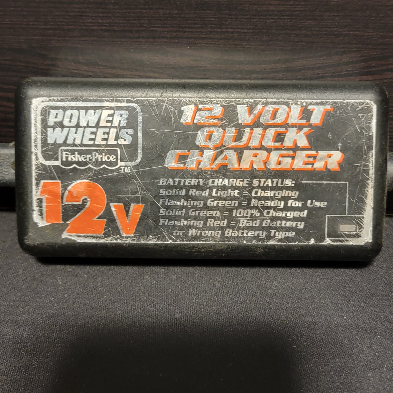 Fisher Price Power Wheels 12 Volt Battery Quick Charger Model 00801-1429 12V 2.5