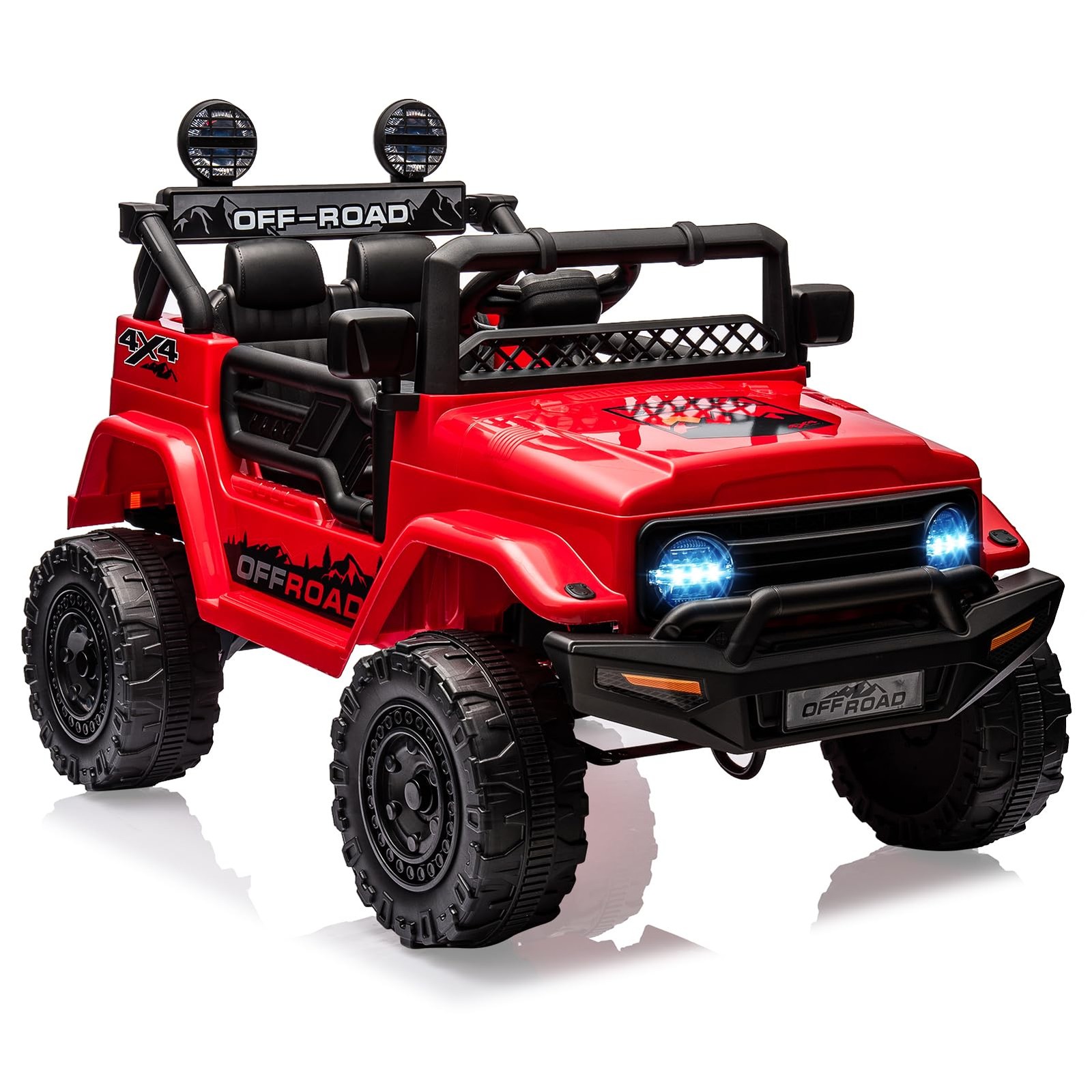 12V Electric Truck for Kids – Remote Control Car with Spring Suspension Ride-On