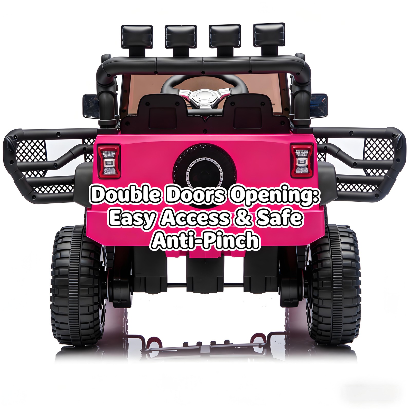 24V Kids Ride On Car Parent Remote 400W 4Wheel Susp Adj Speed USB