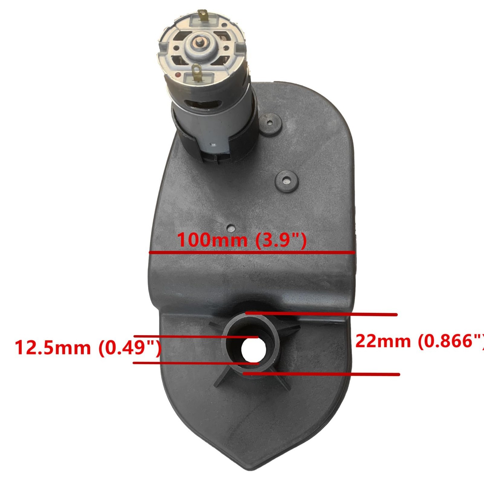 24V High Torque Gearbox Motor for Kids Ride-On Cars, 30000RPM, Off-Road Climbing