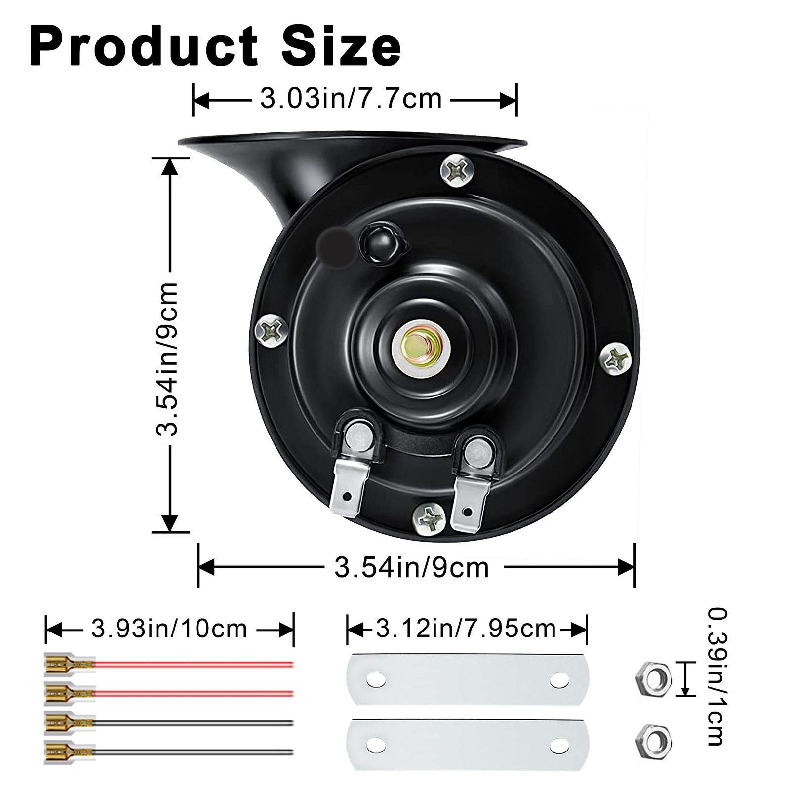 Car Horn, 12V 300DB Super Loud Horns, Waterproof Dual Truck Horns, Electric S…