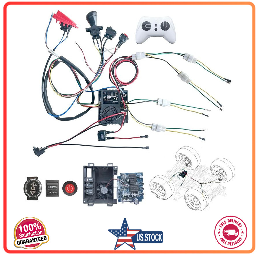 24V DIY Ride-On Toy Wiring Harness Conversion Kit 2.4G Control Box Set