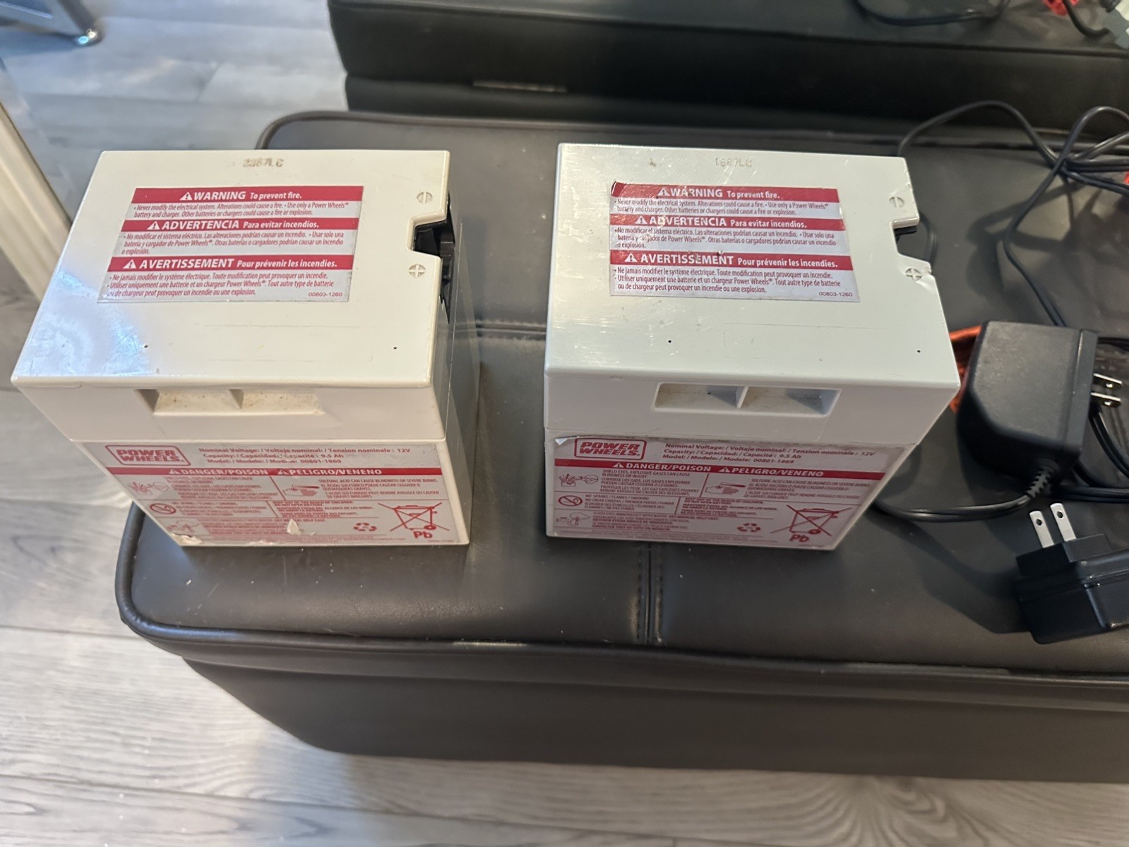 2 Fisher Price Power Wheels 12V Batteries