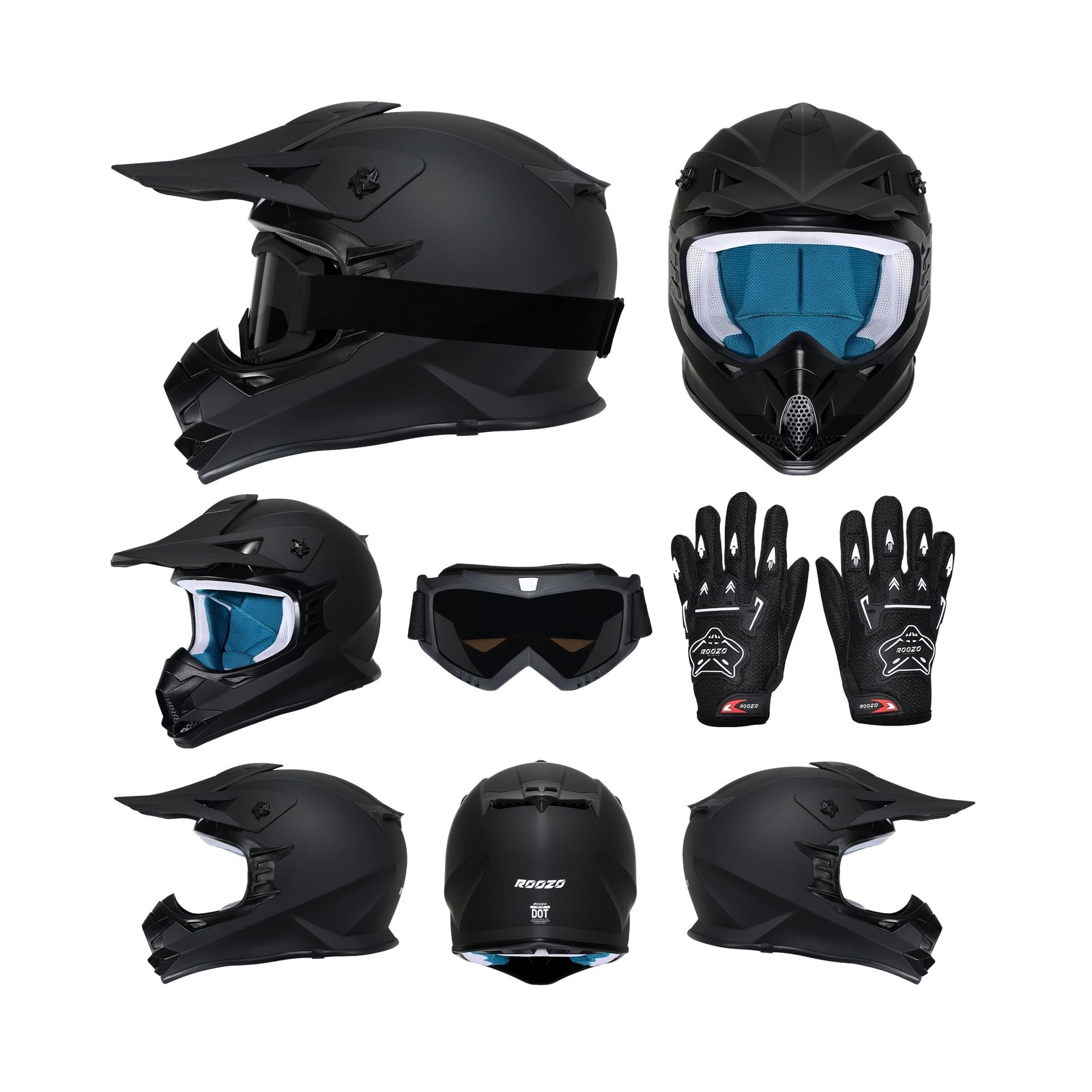 Kids Dirt Bike Helmets Youth ATV Helmet, Kids Motocross Helmet for Off Road, …