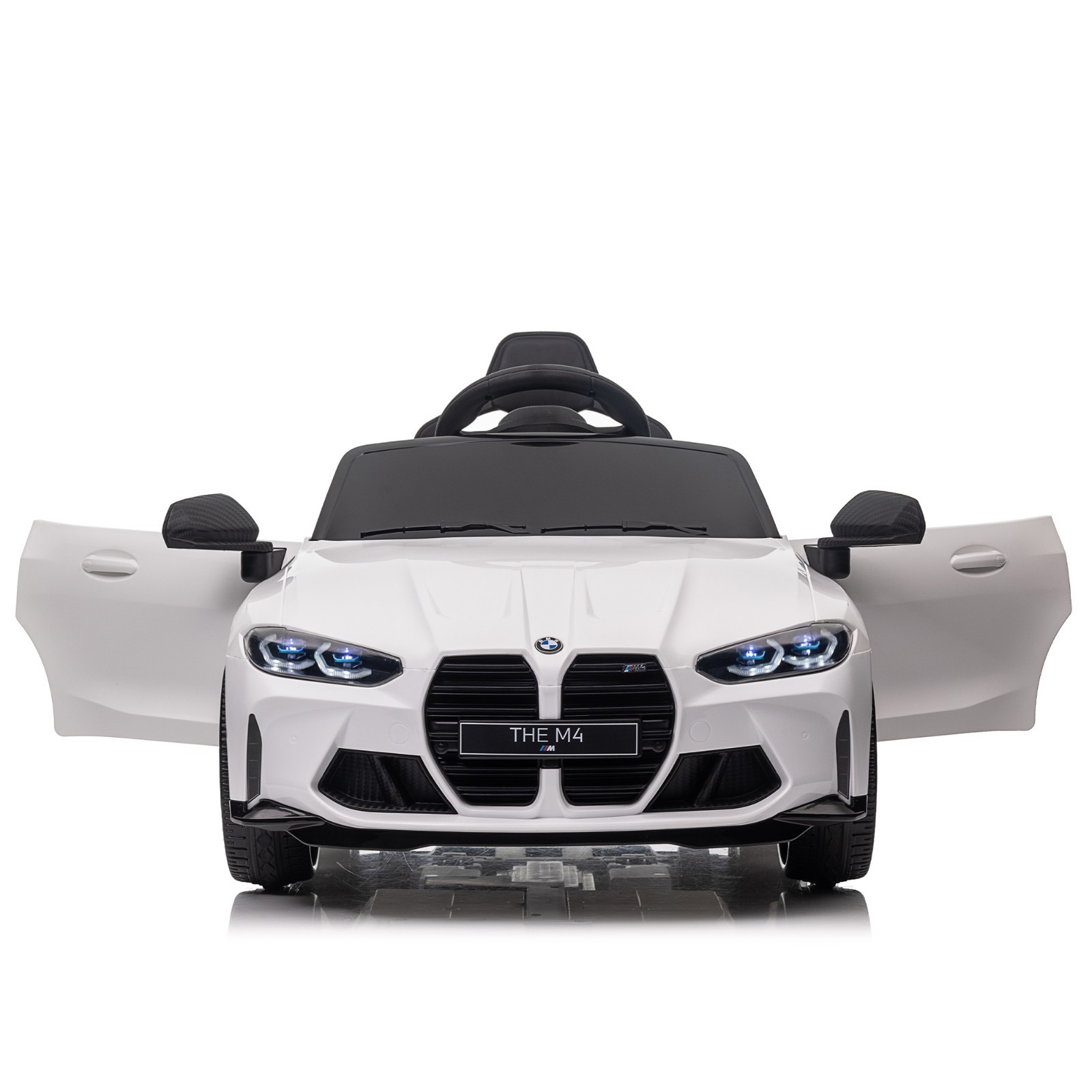 12V Kids Ride-On Car w/ Remote, 3 Speeds, Bluetooth, LED Lights, MP3, Portable