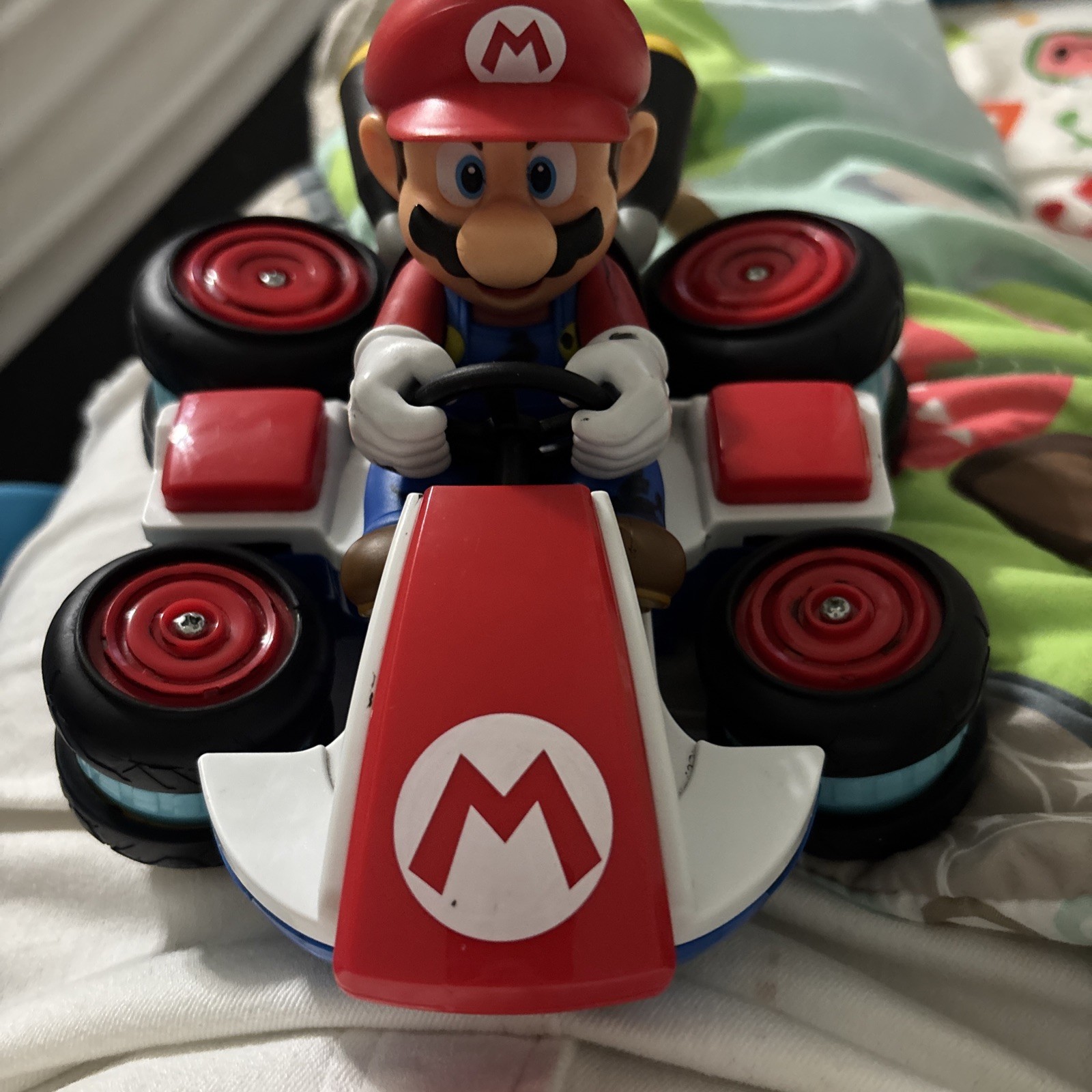 Jakks Super Mario Battery Operated Ride-On Toy Vehicle Red Blue Used