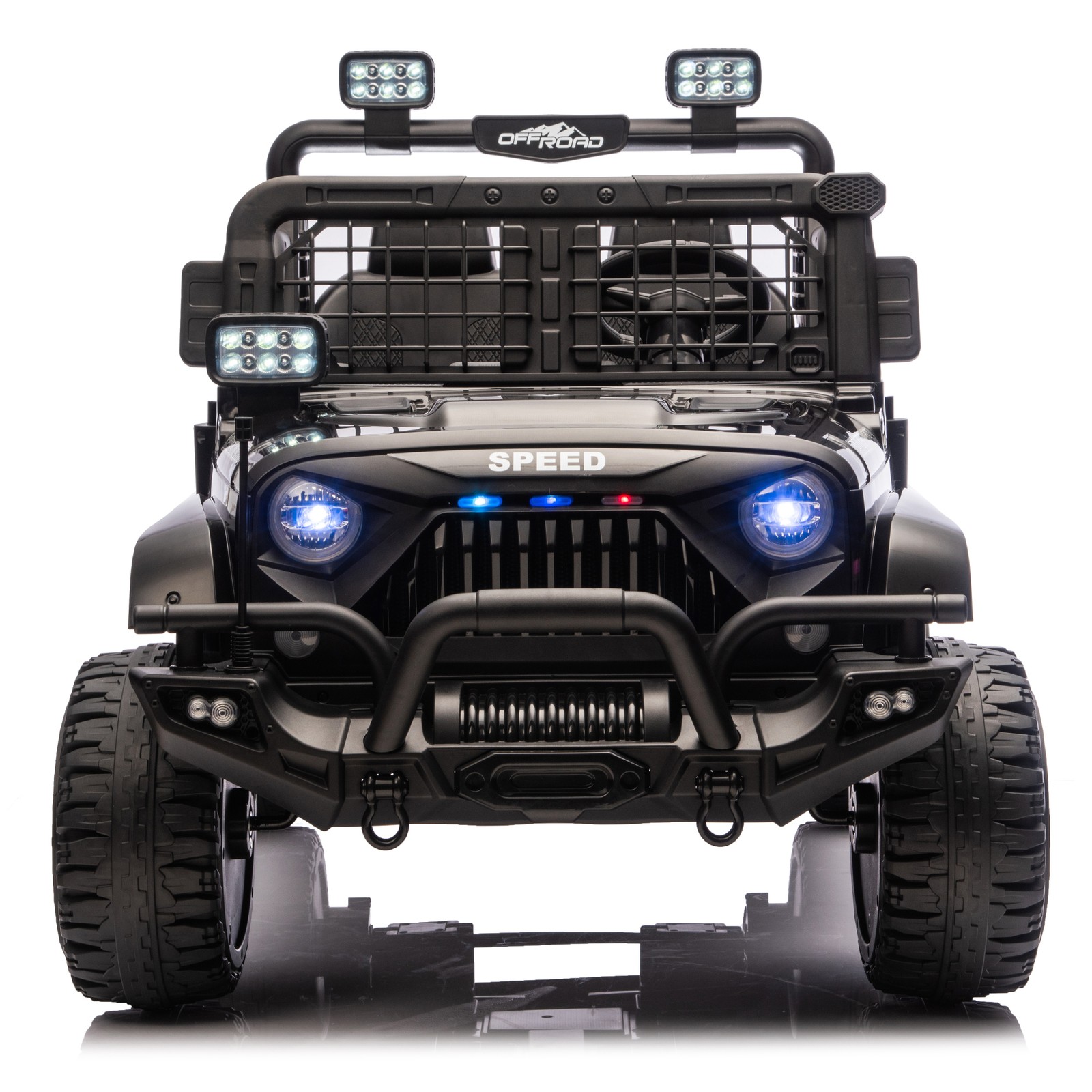 24V 100W*2 Two-seater Kids Ride On Car RC 4-Wheel Shock Absorption for kids 3-8