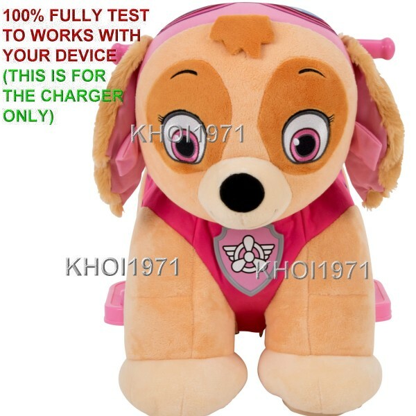 8F WALL charger AC adapter FOR 19079 Huffy Paw Patrol Skye Plush ride on Nick 6V