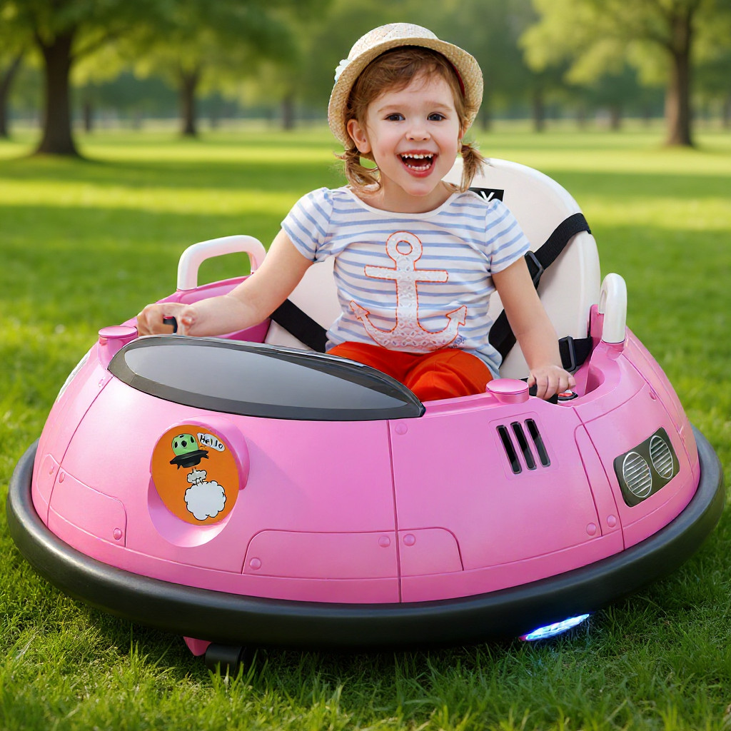 Toddler Bumper Car Electric Bumper Car for Kids w/Remote Control Bumping Gift🔥
