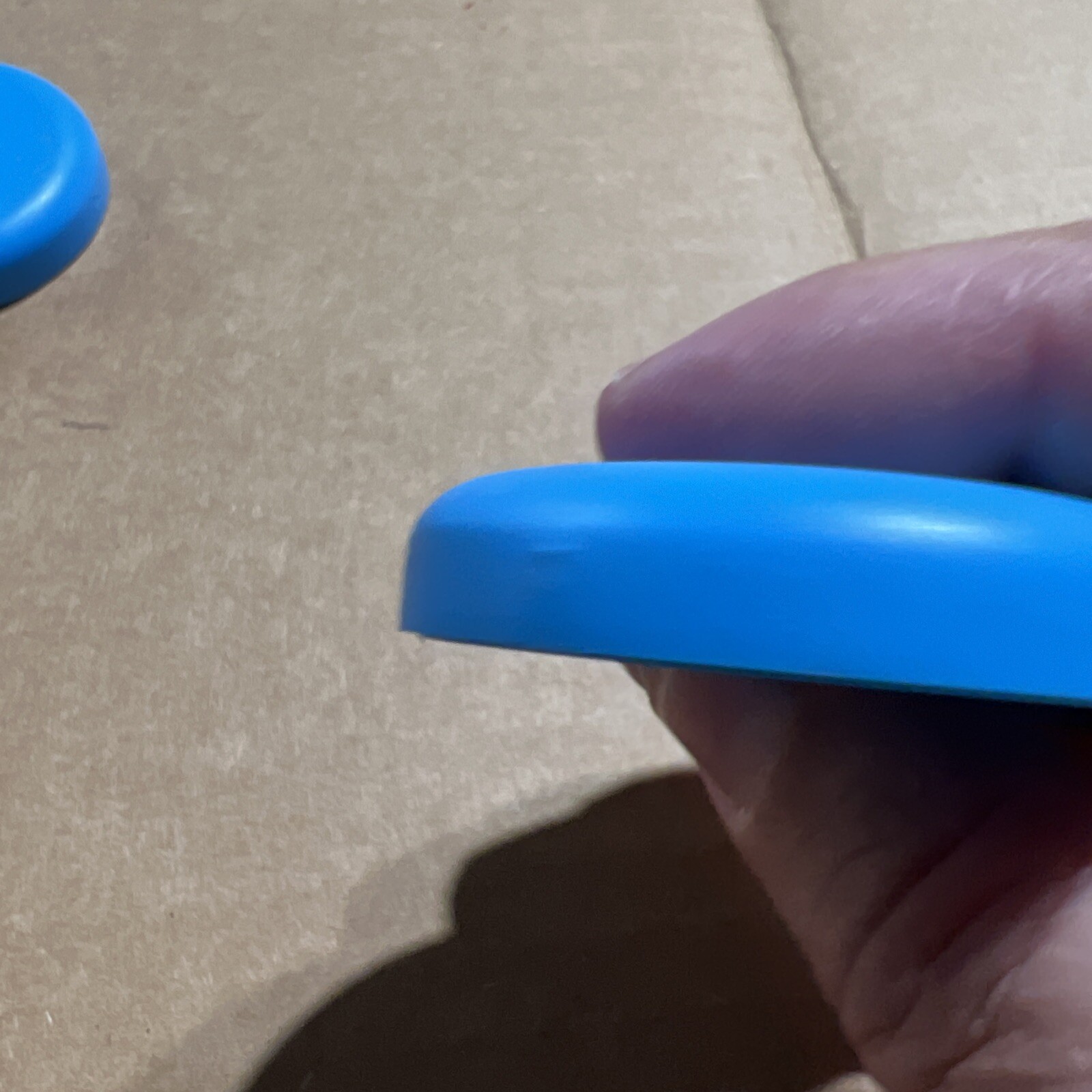 Peg Perego Thomas the Train Ride-On Replacement Part~BLUE WHEEL CAP COVERS (X6)