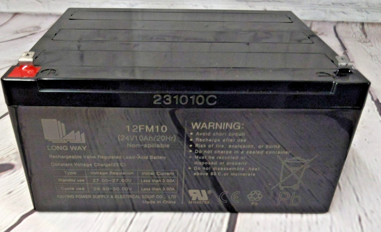 Newquida 24 Volt Battery Case with NEW 24v 10Ah Battery Easy installation!