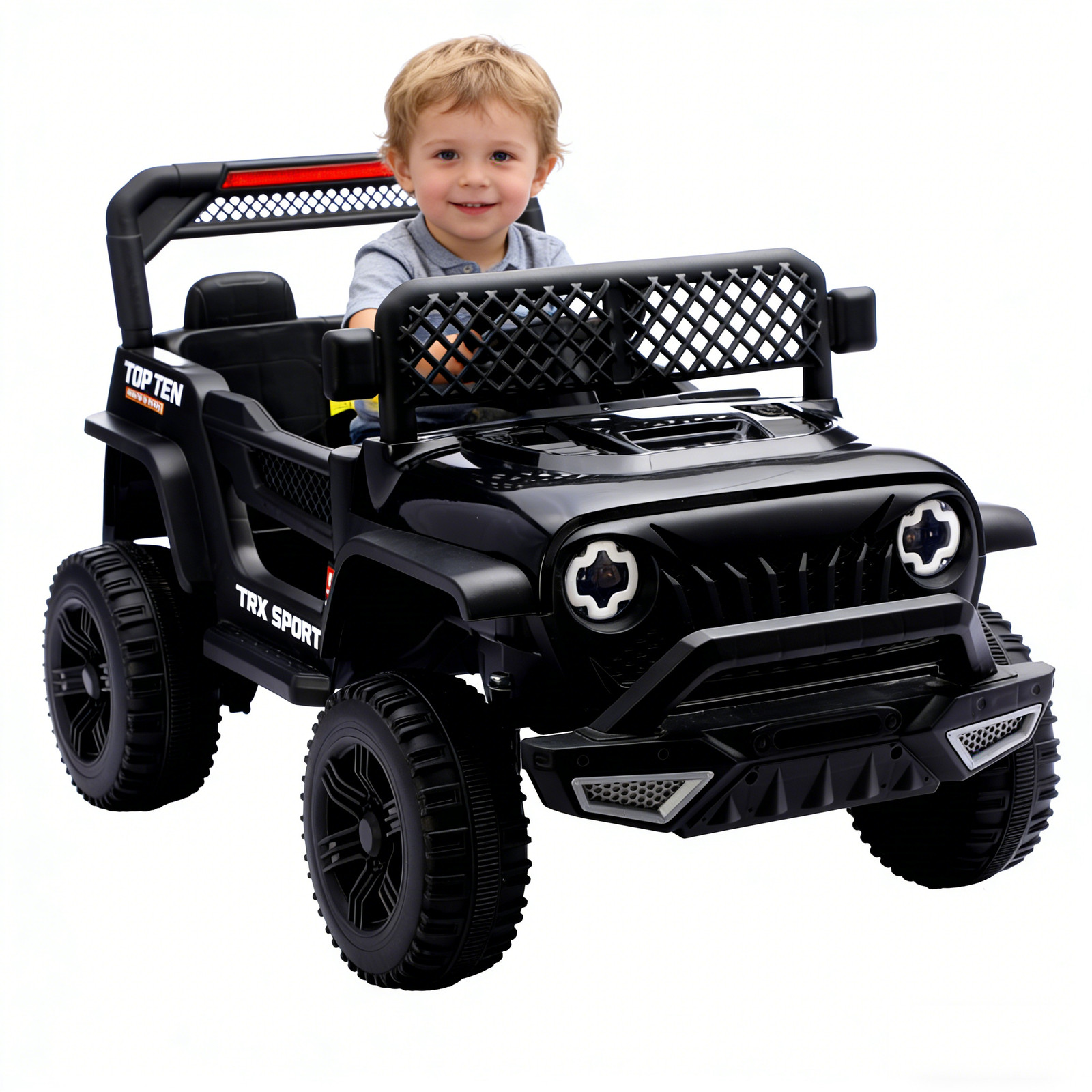 Ride on Car Kids Electric Car with Remote Control Swing for 3~6 Years Gift Black