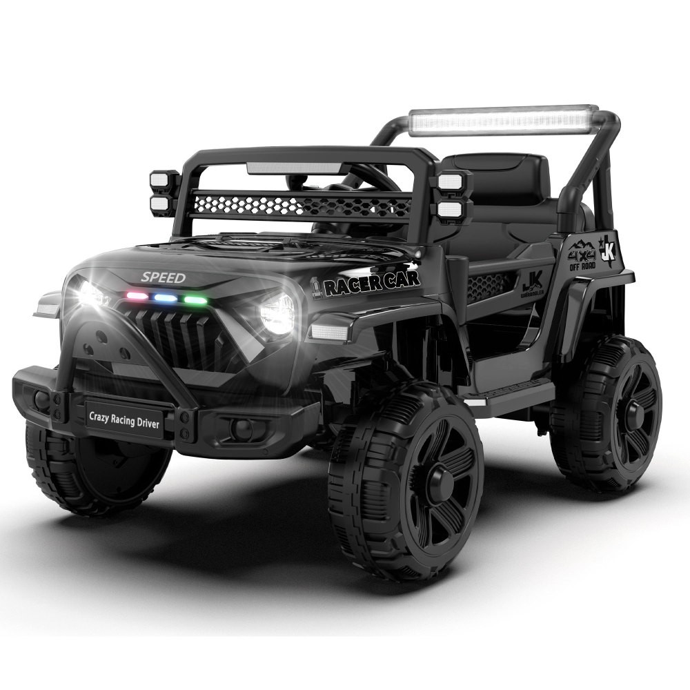 12V Kids Ride On Electric Truck with Parent Control, 2WD, Four-Wheel Suspensi…