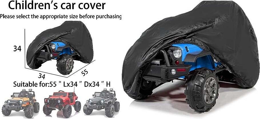 Funda para coche de juguete para niños, tela Oxford resistente al agua 600D.