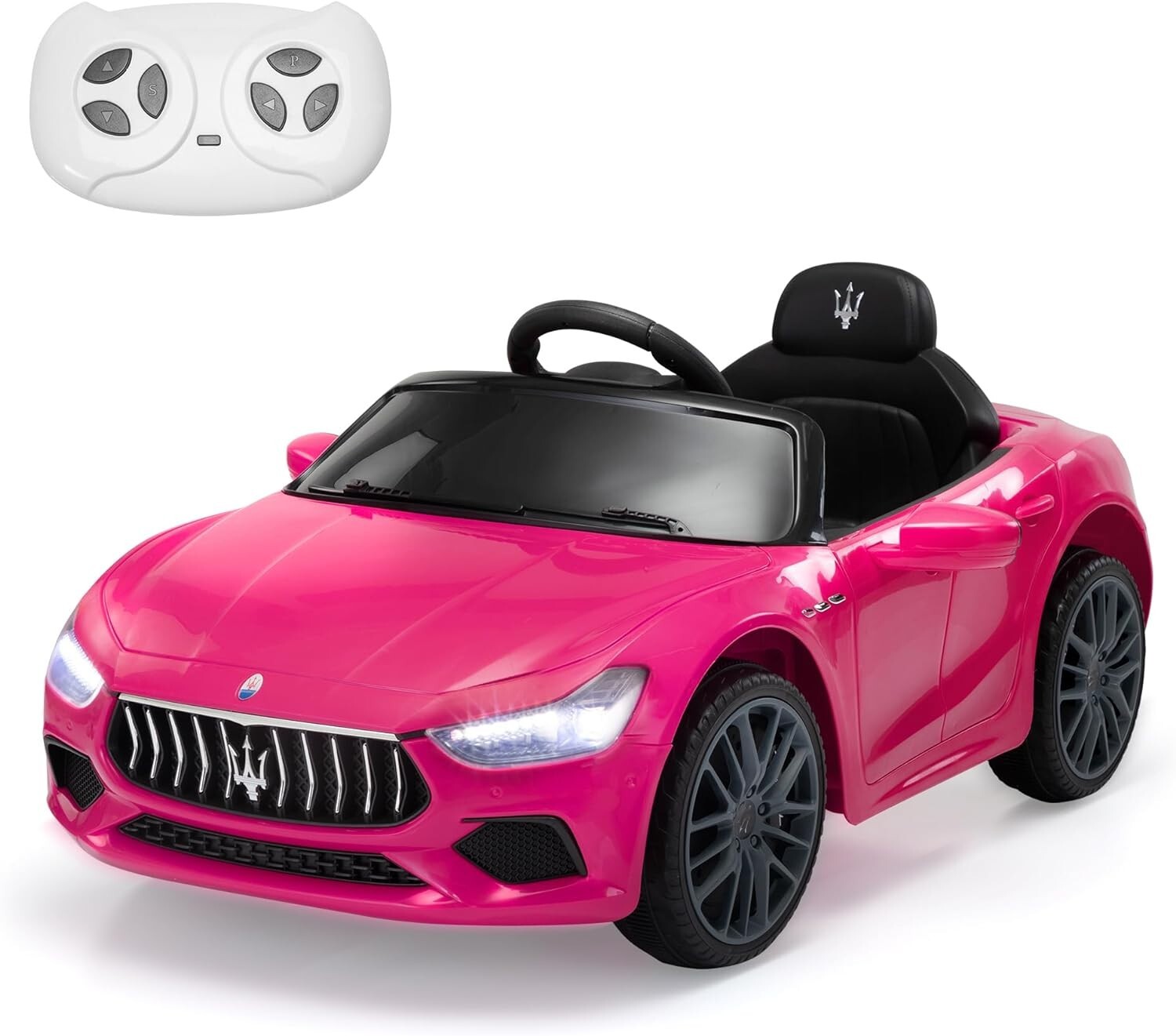 TOBBI 12V Kid Ride on Car Electric Vehicle Toy Maserati Ghibli Licensed w/Remote