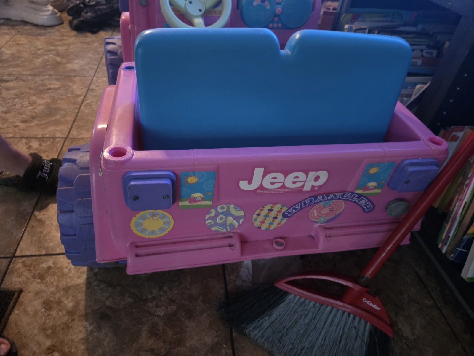 Barbie Jeep Power Wheele -Needs Battery