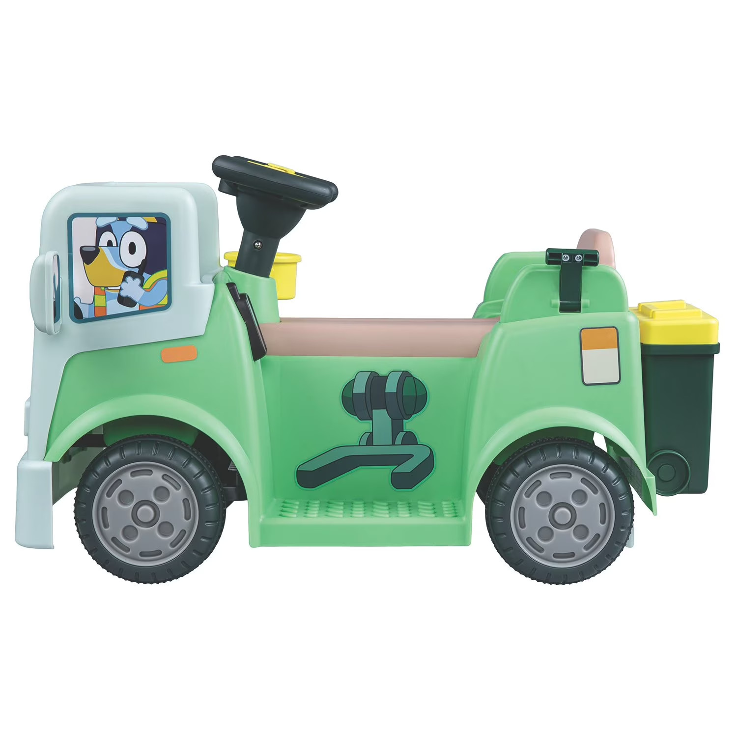 Bluey 6V Garbage Truck Ride-On Free Shipping