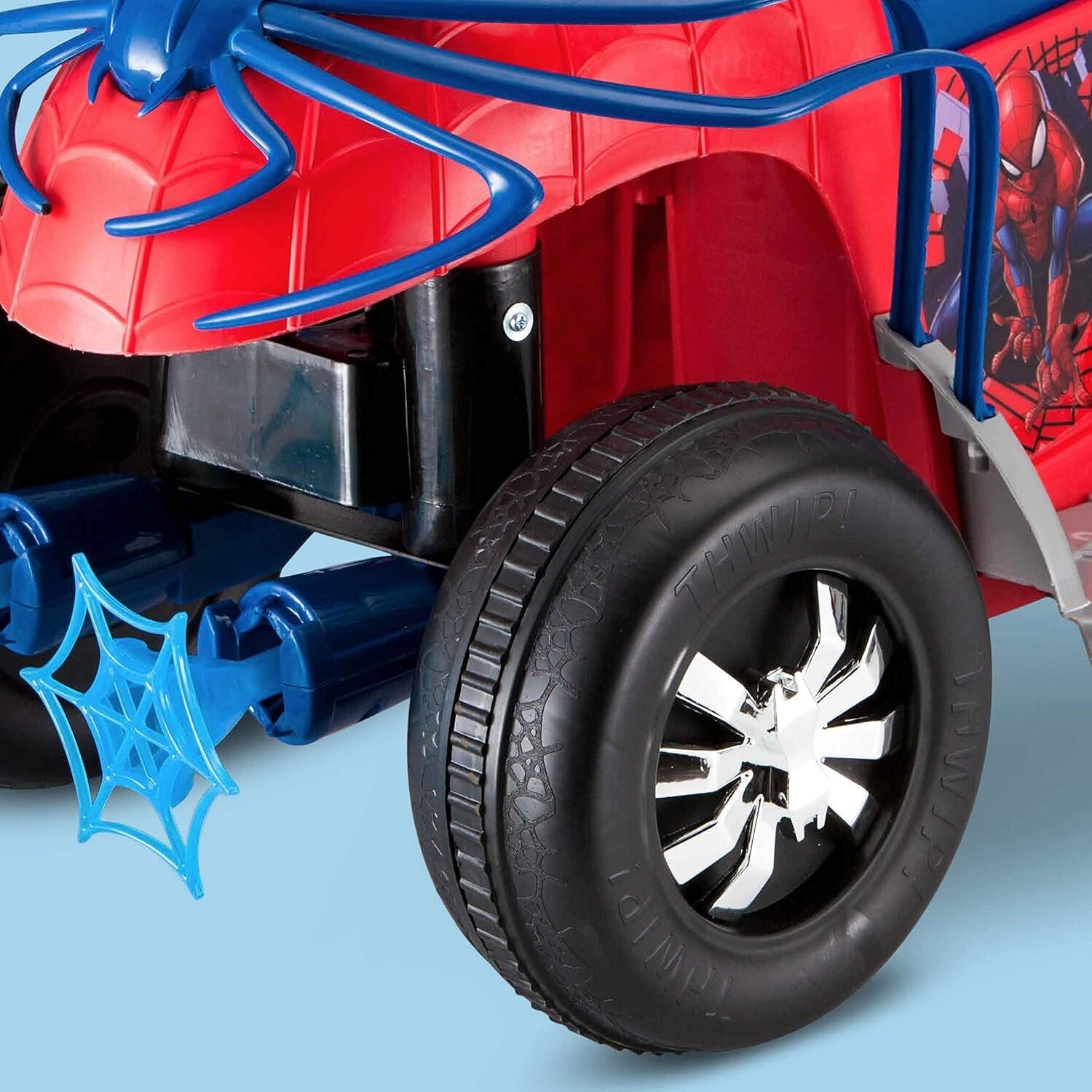 Spider-Man Quad Ride-On for Toddlers 18-30 , 44 lbs Max Capacity