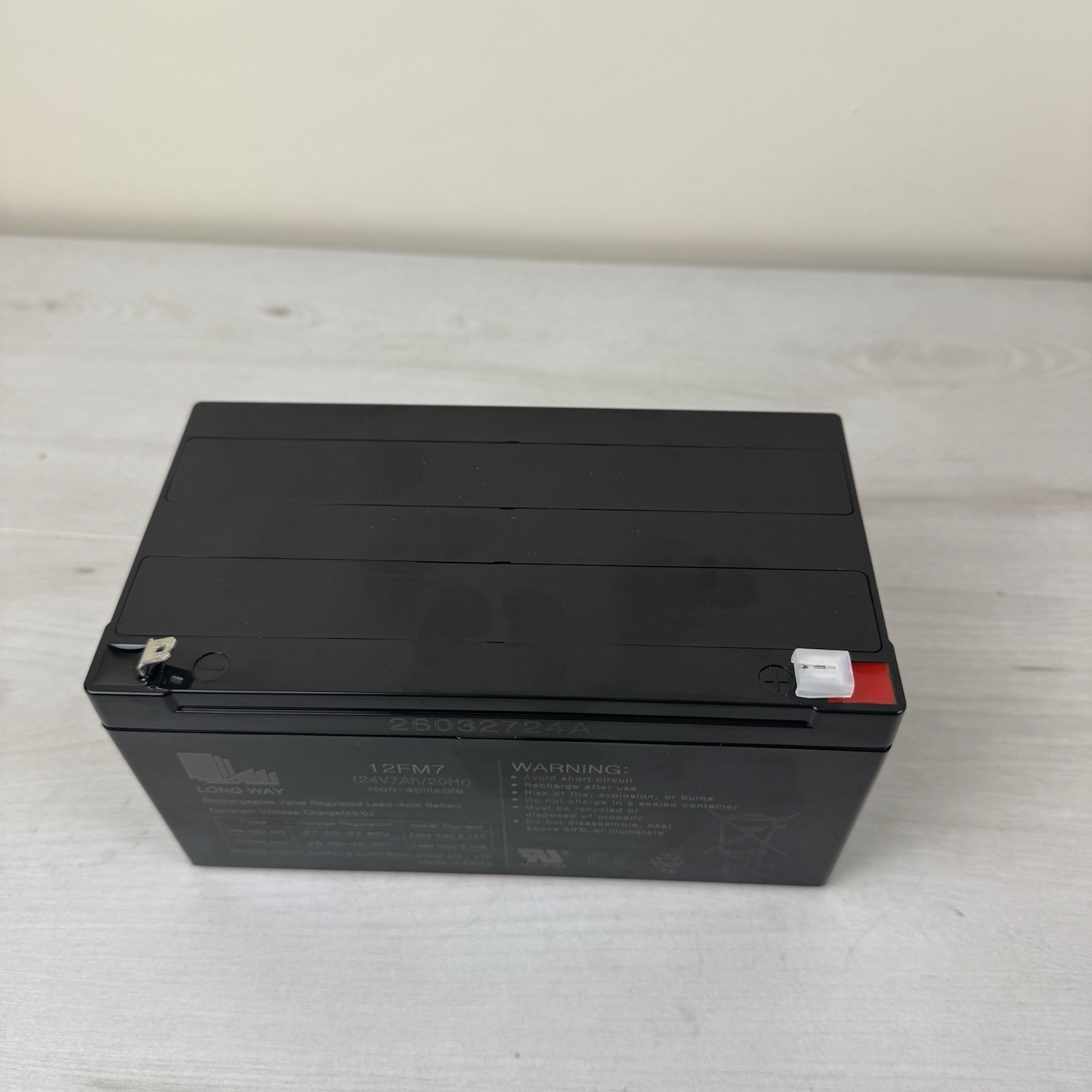 24v 7ah Battery for Ride on Toys car utv 12fm7 20hr 24 Volt Valv