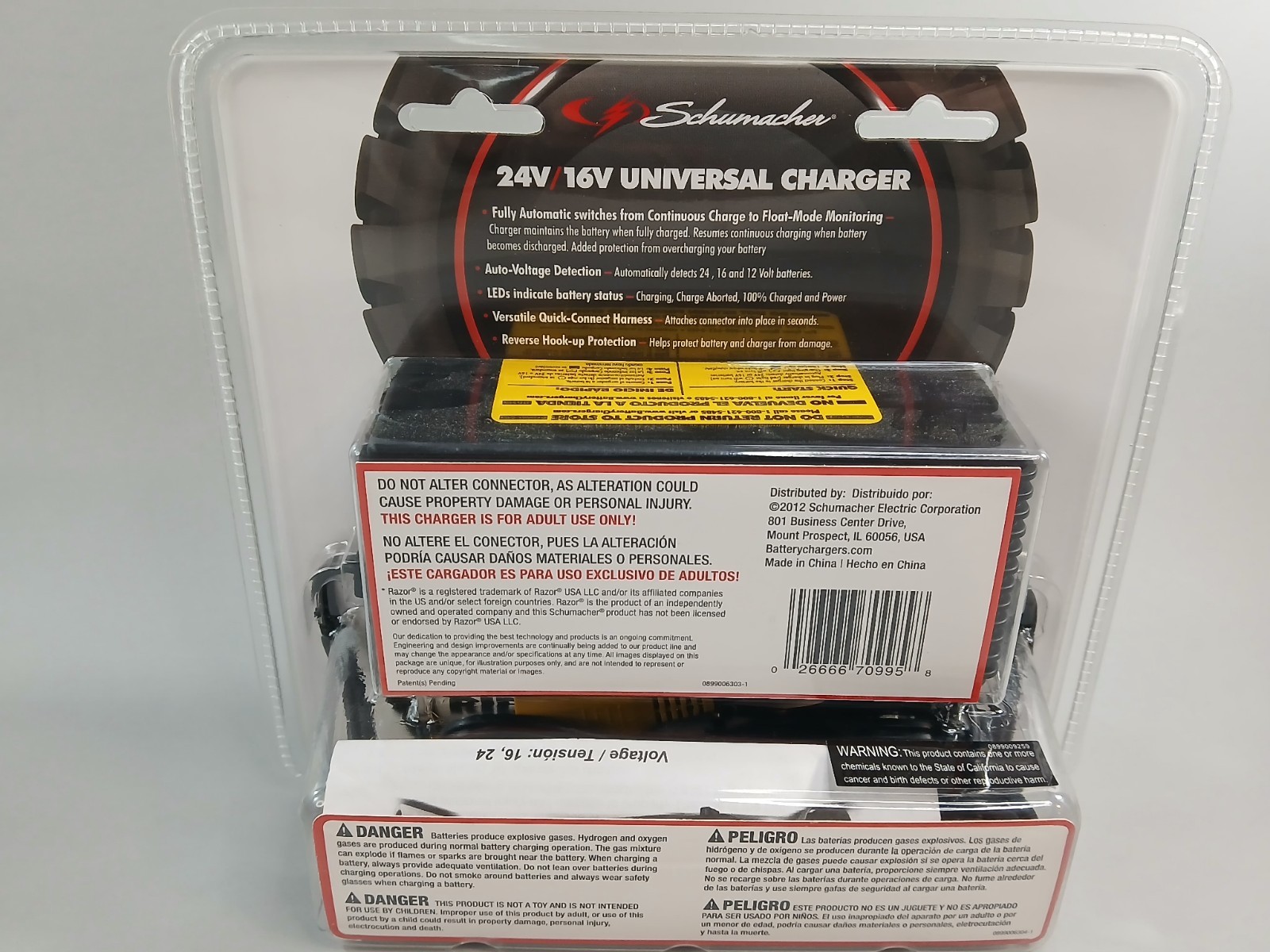 NEW CR-2 Charge ‘n Ride 24V/16V Universal Battery Ride On Toy Charger