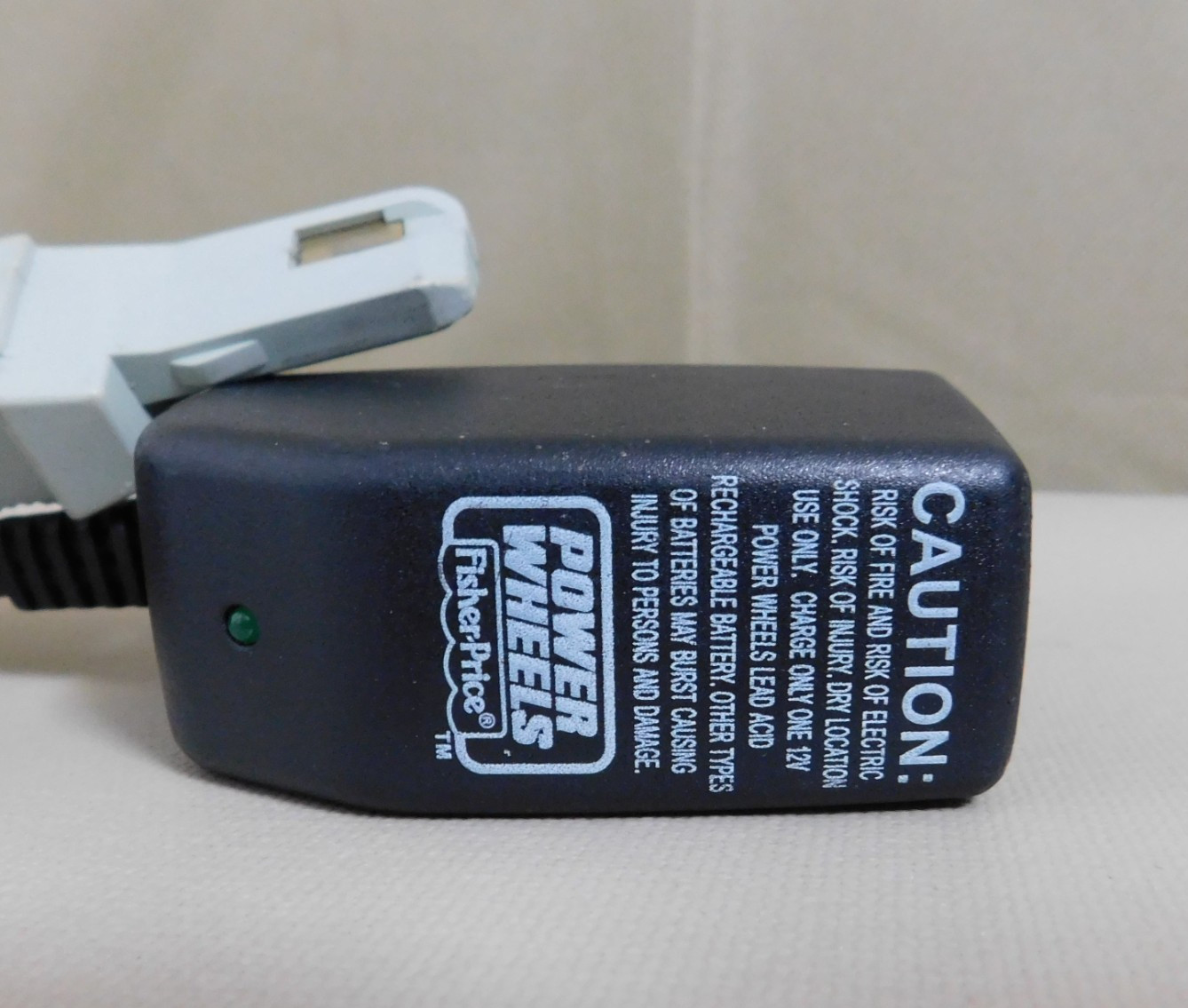 TESTED Genuine POWER WHEELS 00801-1480 12V 1.2A Battery Charger FISHER PRICE