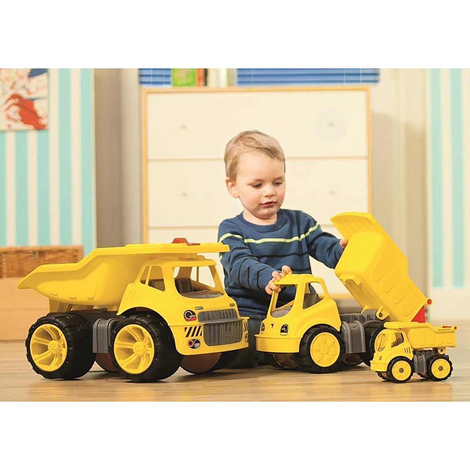 Aquaplay: BIG – Power Worker Maxi Truck Rideon, Toy Playset, 55lb Capacity, Kids