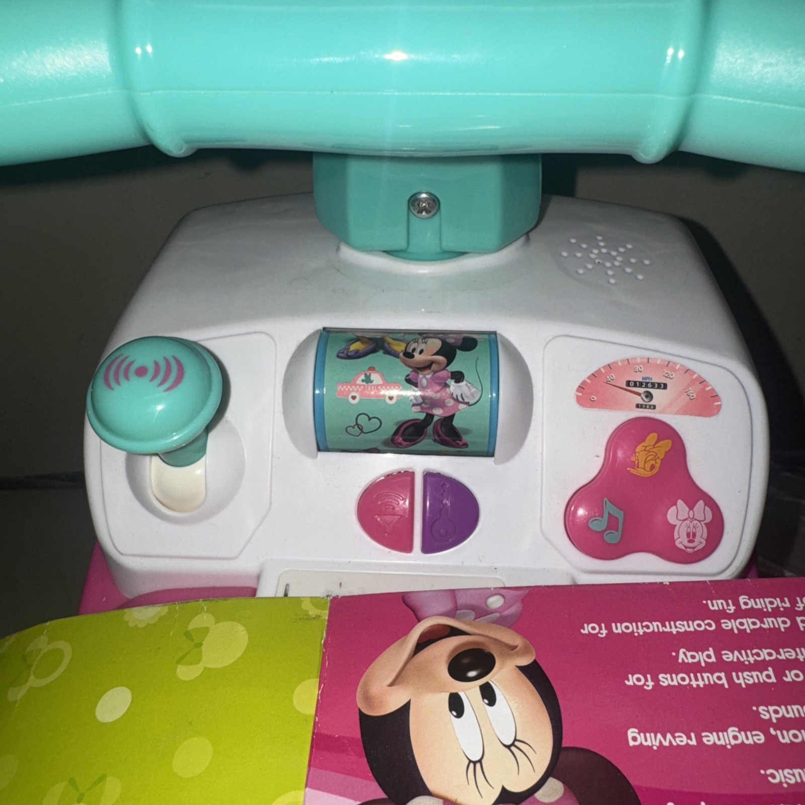 Disney Minnie Mouse Ride-On Car with Lights & Sounds