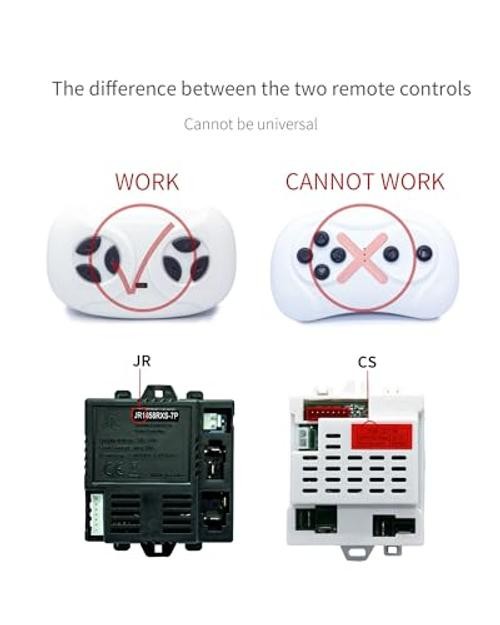 2.4ghz Bluetooth Remote Control for Kids Powered Electric Vehicle Truck Car