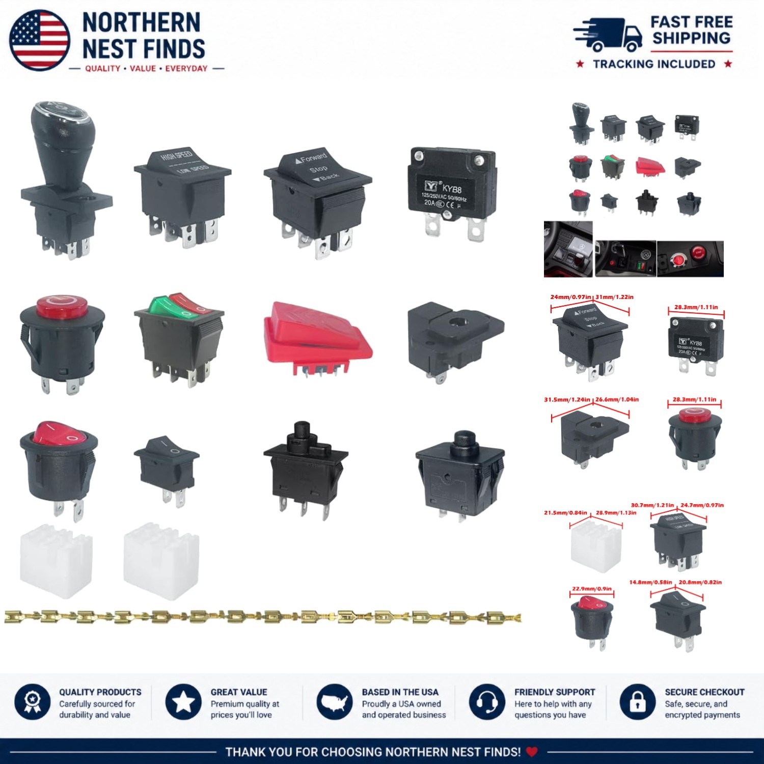 Power Wheels 14PCS Replacement Switch Kit: Upgrade Your Kids’ Ride-On Experience
