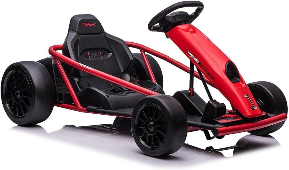 GRAVEE 24V Kids Go Kart w/ Dual 300W Motors 8.1MPH Drifting Ride On Car