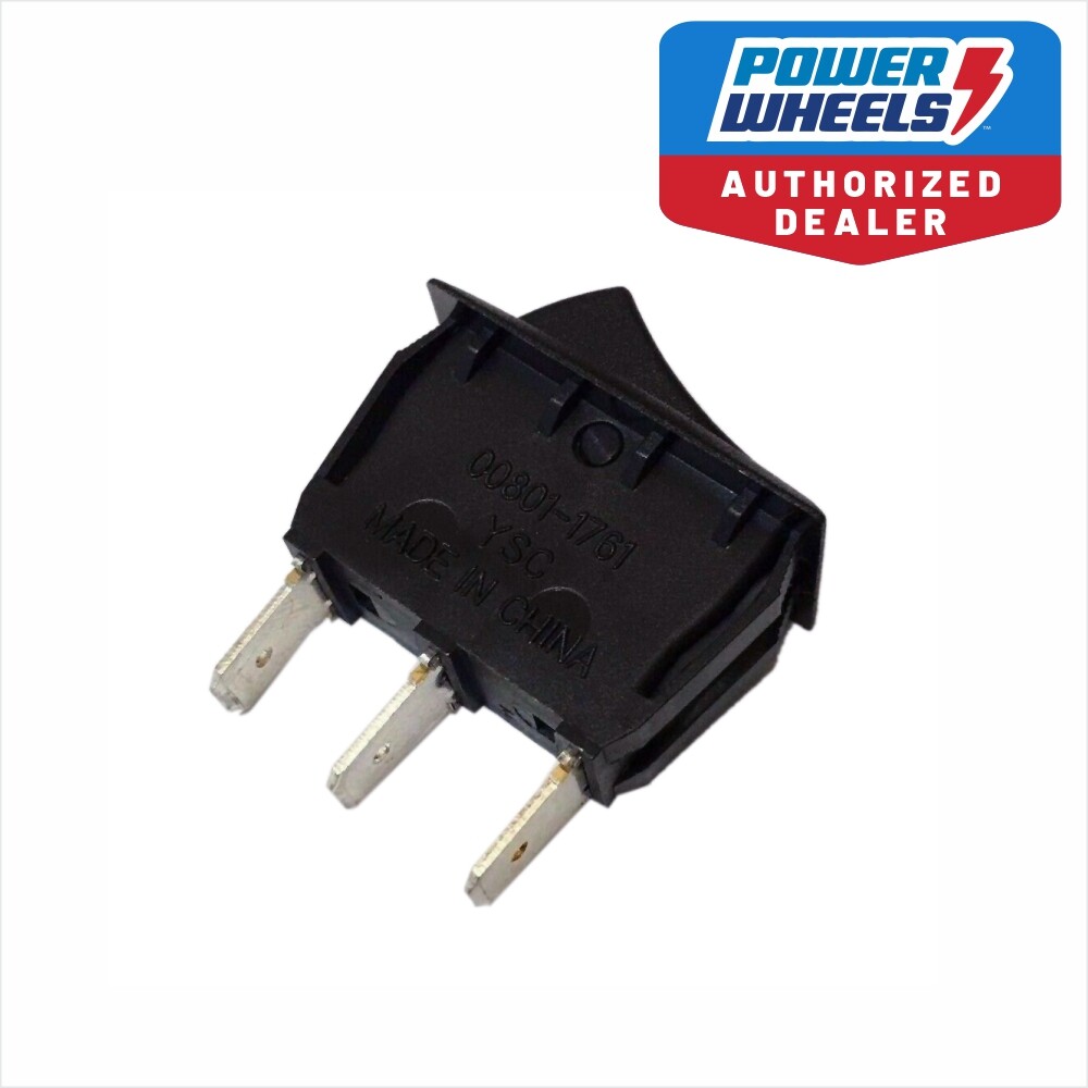 Power Wheels 00801-1761 Footswitch 3pin 74350 CDD19 Fisher-Price Genuine OEM
