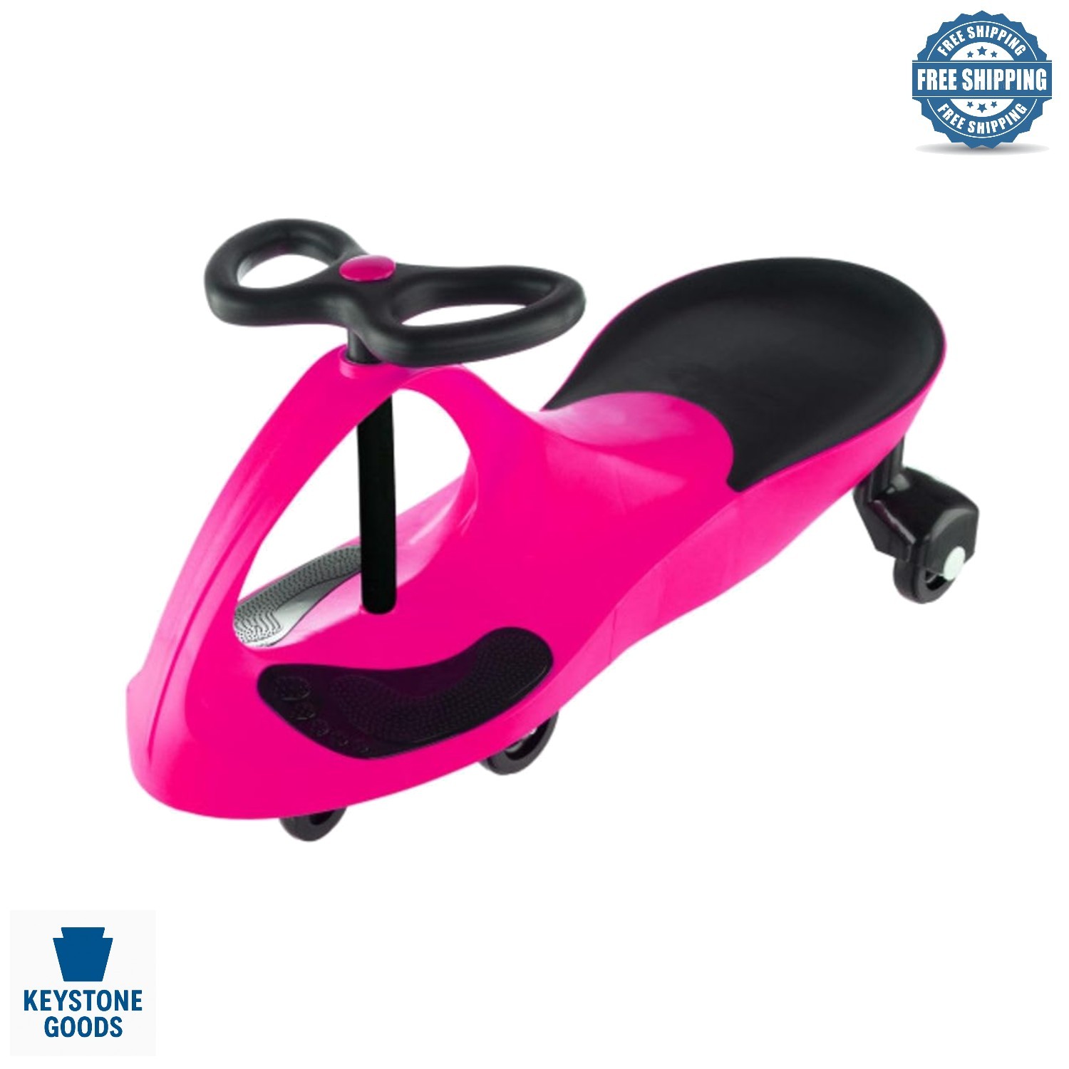Kids Wiggle Car Ride On Toy – No Batteries, Gears or Pedals – Outdoor & Indoo…