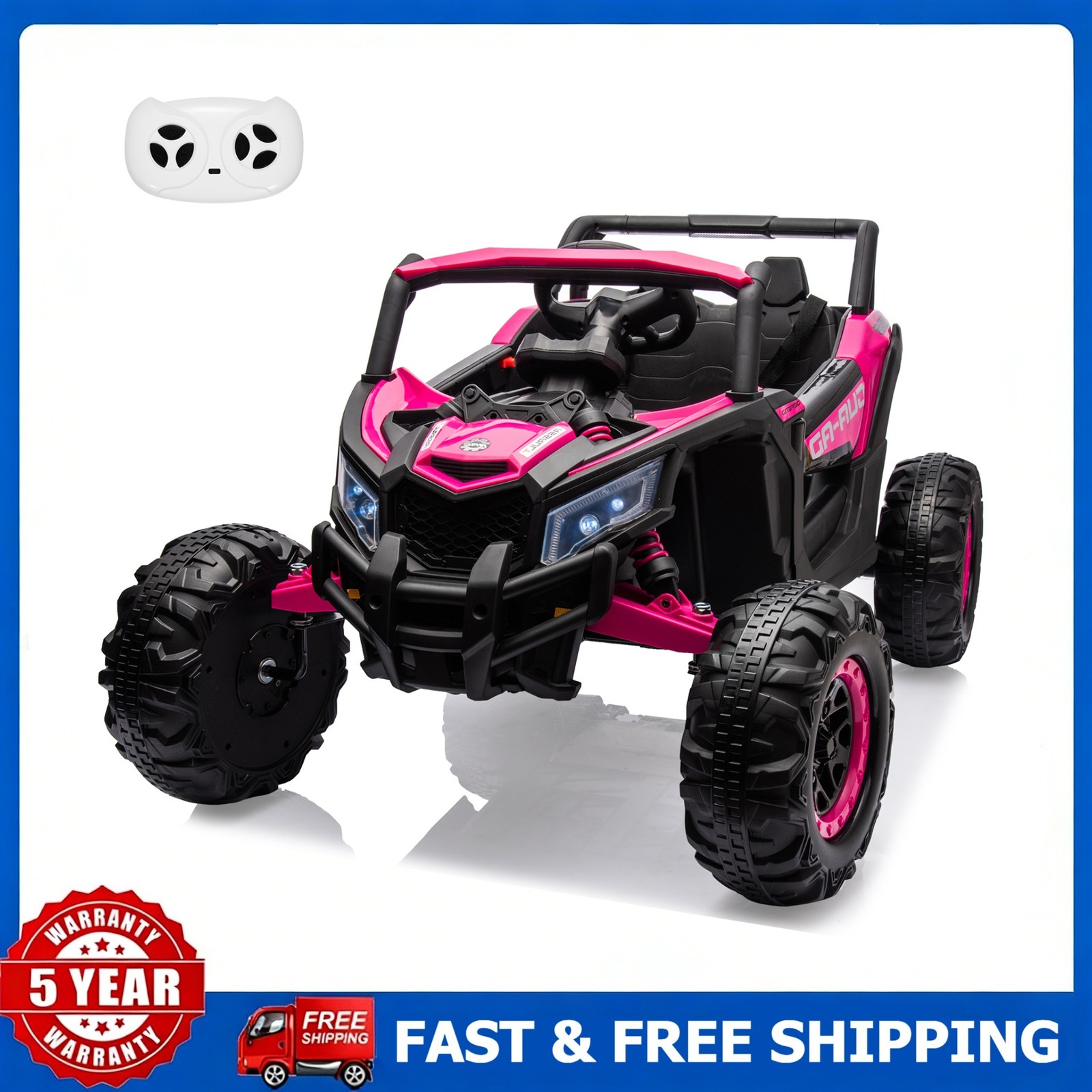 24V Power Wheels Electric Ride on UTV Car Toys Gift for Kids with Remote Control