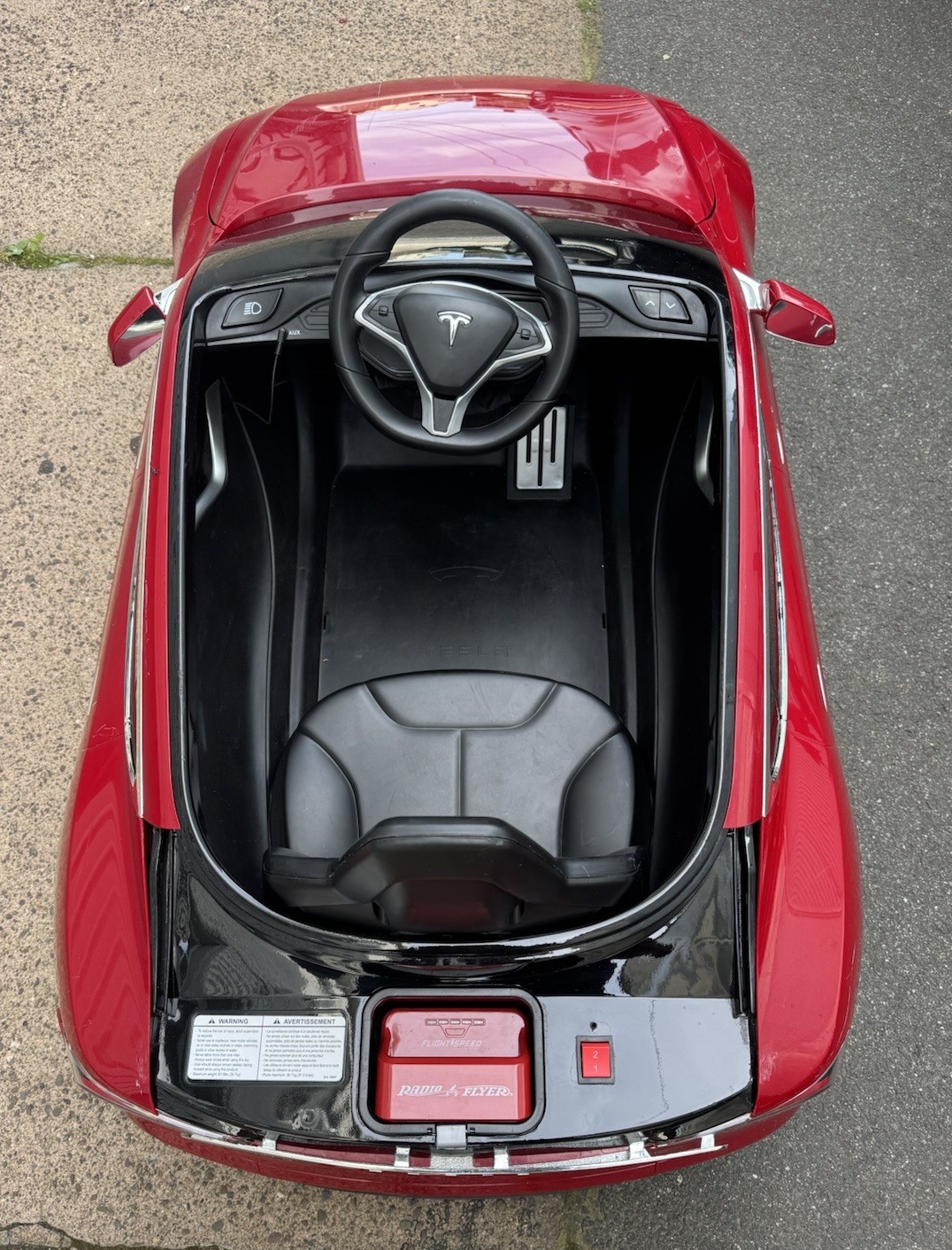 Radio Flyer Tesla Model S Electric Car – Works – W/ Charger