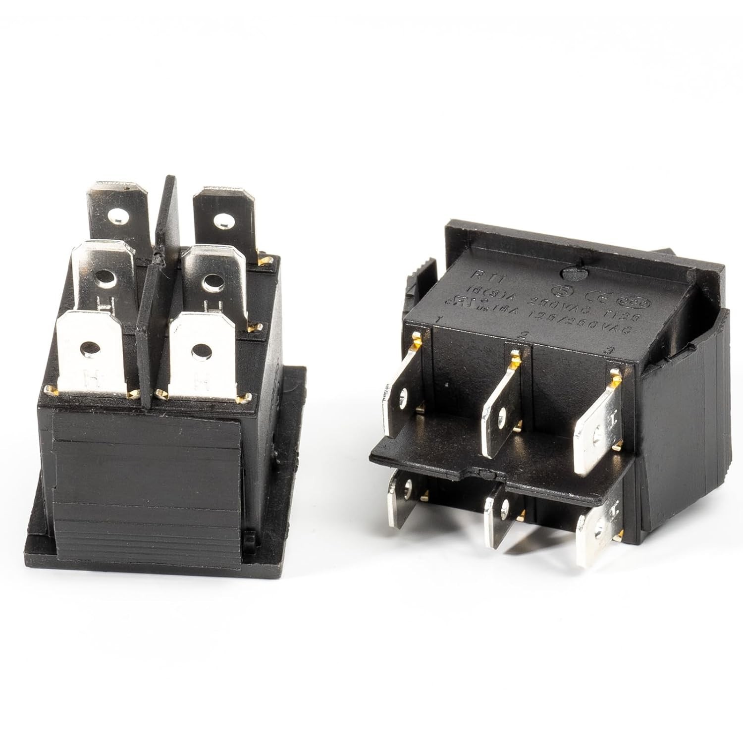 2 Pcs 6 Pin 6V 12V 24V Power Wheels Foot Pedal Switch for Ride on Toys Car