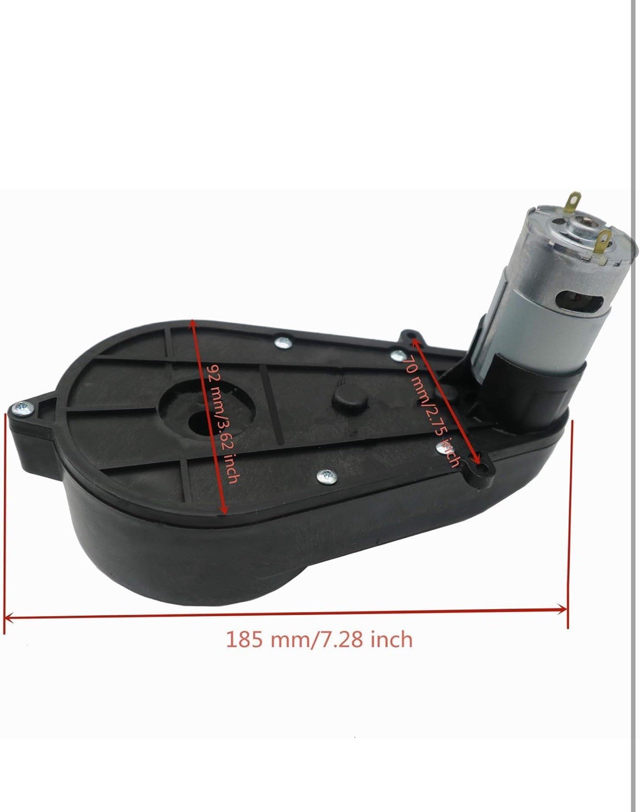 12V 35000RPM High Speed RS550 Drive Motor Gearbox, for Toy Riding Ride On X2
