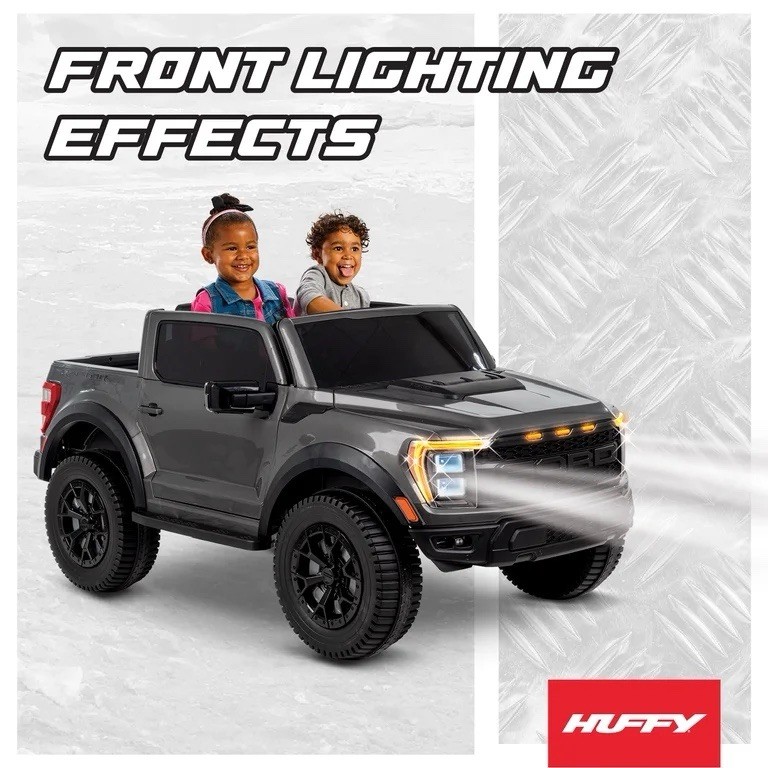 Huffy Ford F-150 12V Battery Powered Ride-On Truck, Ages 3-7