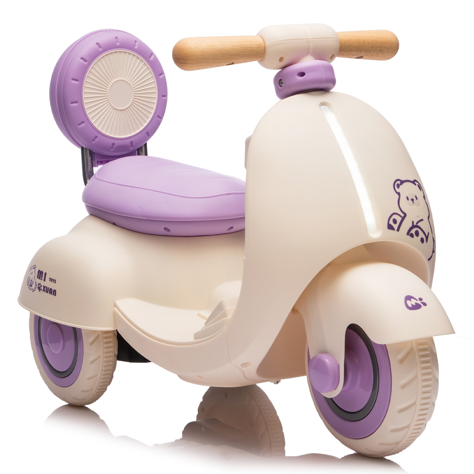 12V Kids Ride On Electric Motorcycle Toddler Scooter W/Parents Control Bluetooth