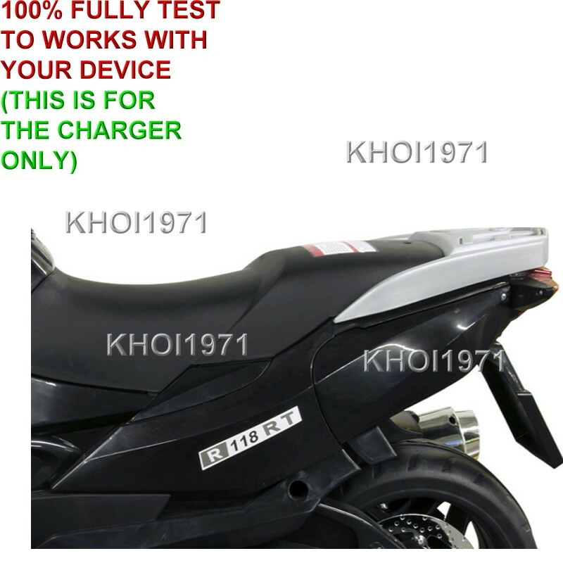 WALL CHARGER AC adapter 4F Blazin Wheels Motorcycle bike 12V BAT ride on R118 RT