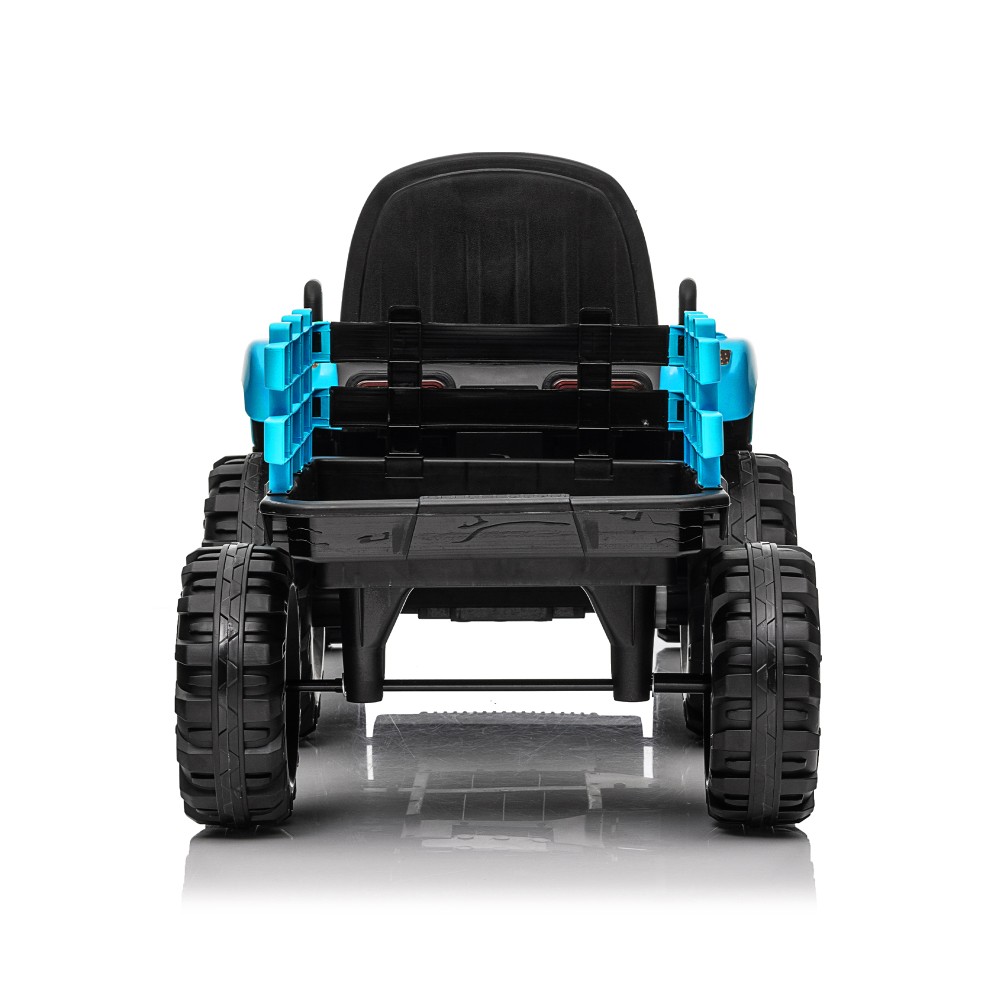24V 400W Electric Ride on Tractor with Trailer Remote Control for Kids speedadju