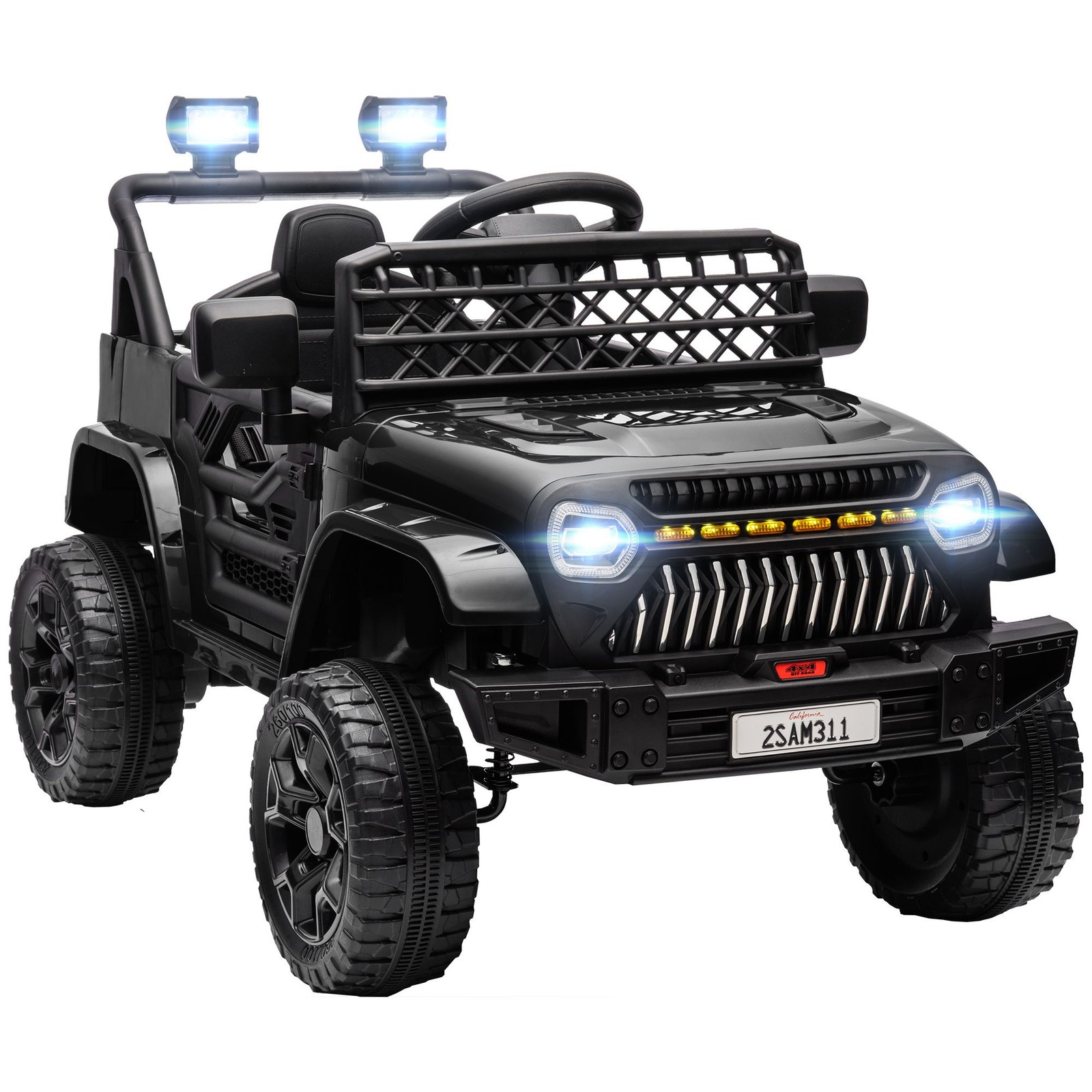 12V Ride On Vehicle for Children with Speed Control Black