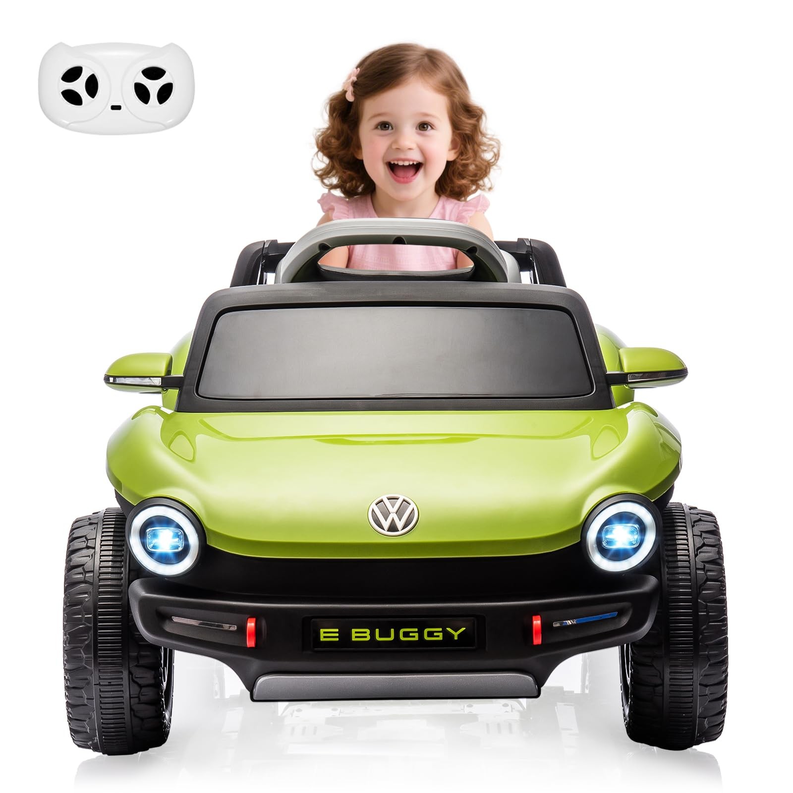 12V 7AH Ride On Car Toddler Electric Vehicle with Remote,Light, USB, Horn, Music