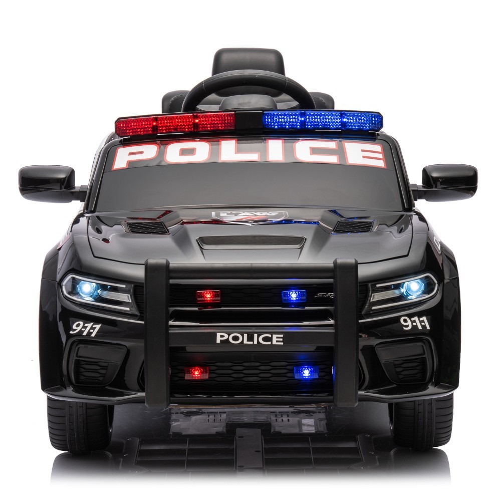 12v Kids ride on police car W/Parents Remote Control For Children