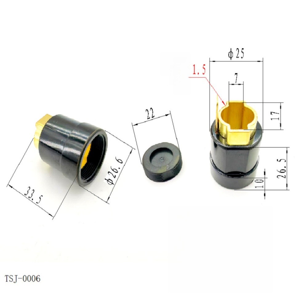 Brush Holder for Carbon Brushes 7x17mm Size Fits Various Power Tool Motors