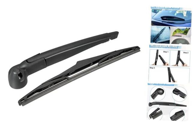 Rear Windshield Wiper Blade Arm Replacement Set Quality Fit for Jeep