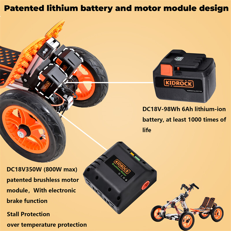 Electric Innovation Kart 20+ Assembly Methods Parent-Child interaction w/ S-kit