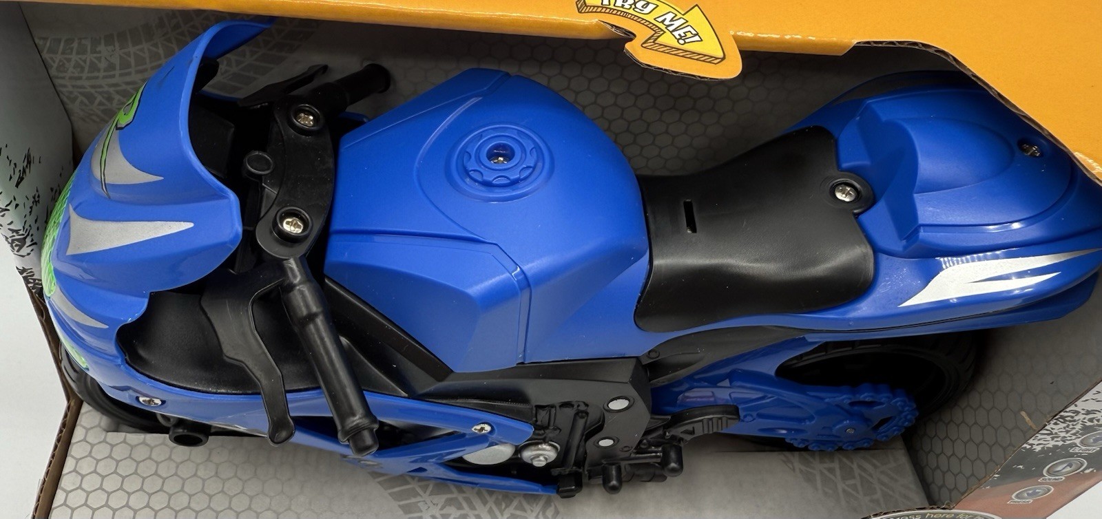 Raxx Wheel Motorcycle Light And Sound Friction Blue By Fenicalcan New
