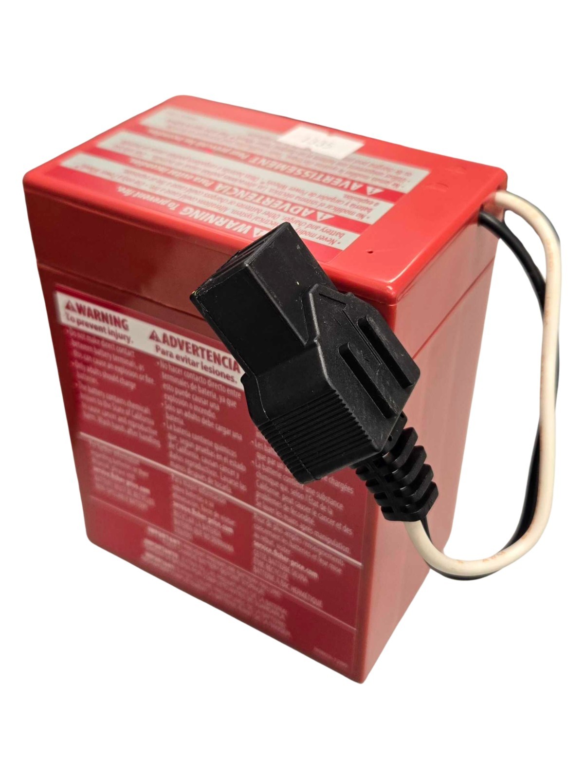 Power Wheels Super 6 Volt Red Battery, 00801-0712