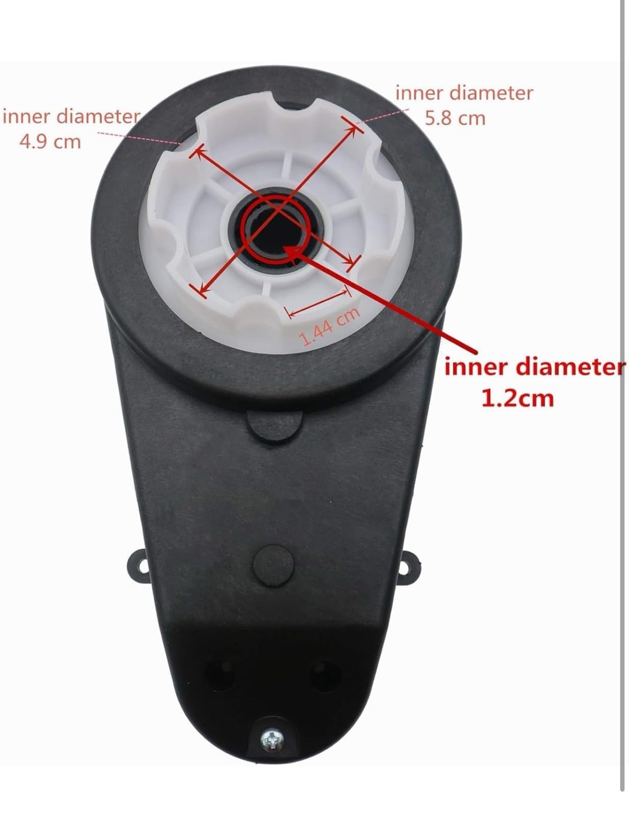 12V 35000RPM High Speed RS550 Drive Motor Gearbox, for Toy Riding Ride On X2