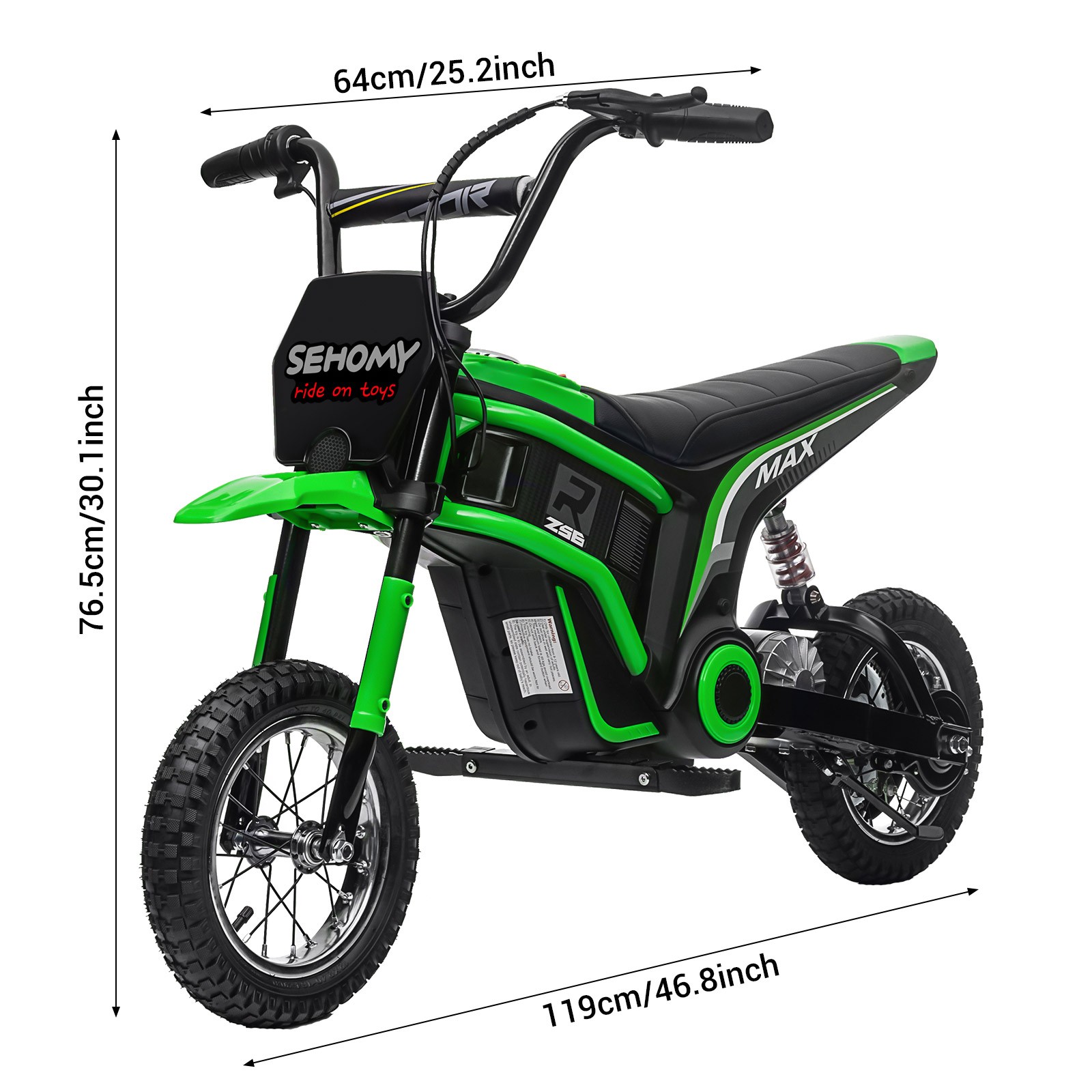 Mini Dirt Bike 40CC 4-Stroke Gas Bike Off-Rode Motor Bike 20MPH For Kid Adults
